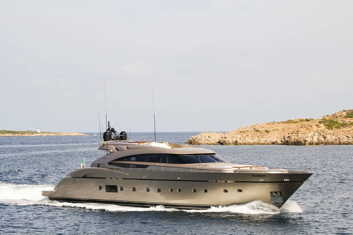 AB Yachts 116, exterior — Yacht Hire Saint-Tropez, Saint-Tropez. AB Yachts 116 — 36m