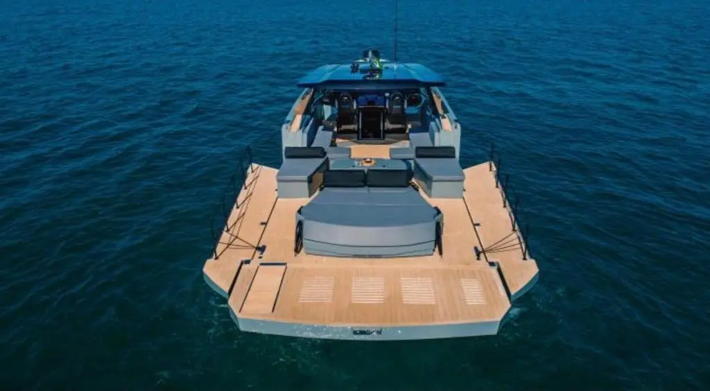 Okean 55, aft deck — Yacht Hire Saint-Tropez, Saint-Tropez. Okean 55 — 16m