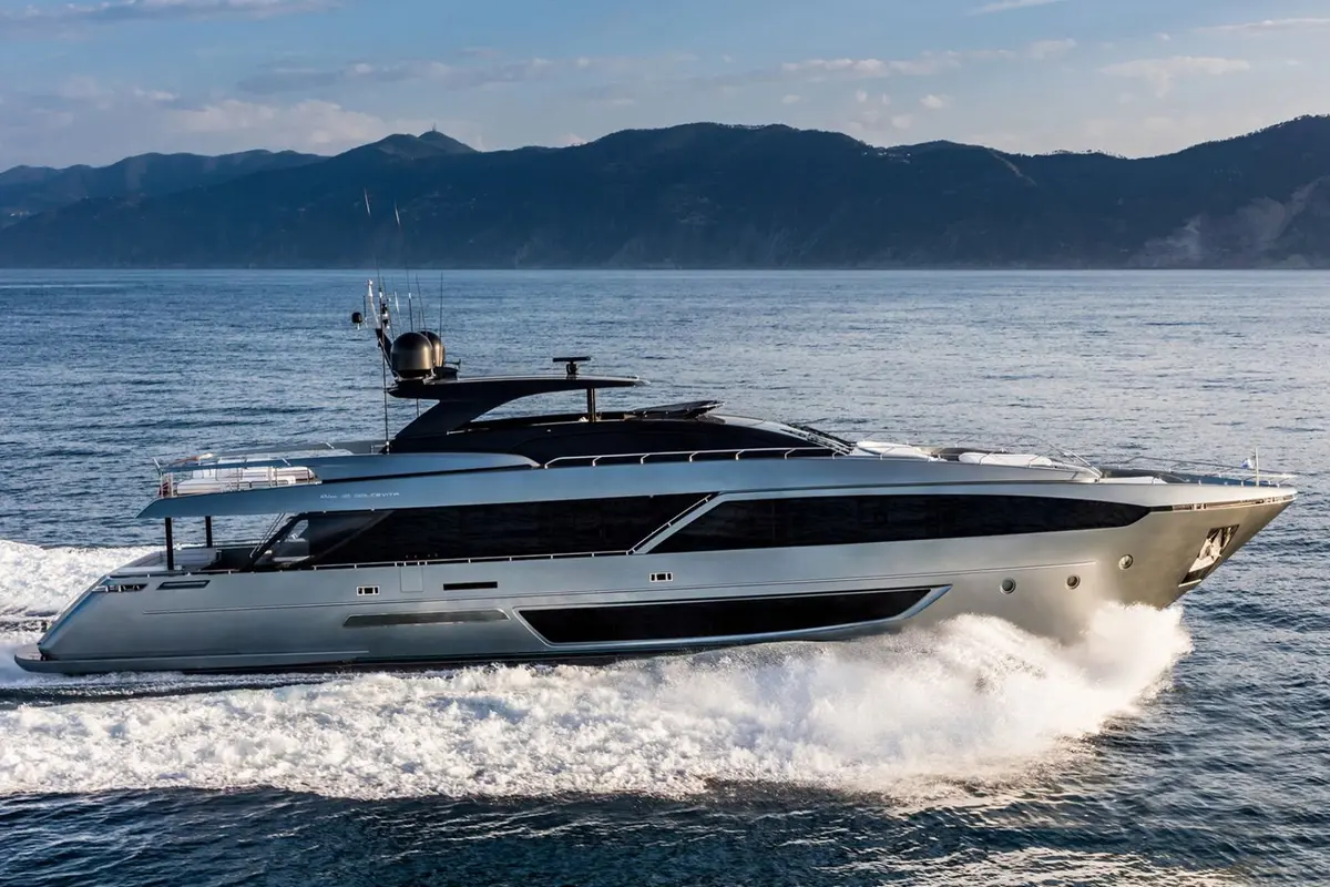 Riva 110, exterior — Yacht Hire Saint-Tropez, Saint-Tropez. Riva 110 — 33m