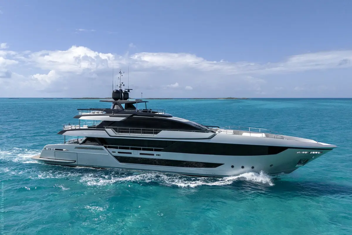 Riva 130, exterior — Yacht Hire Saint-Tropez, Saint-Tropez. Riva 130 — 40m