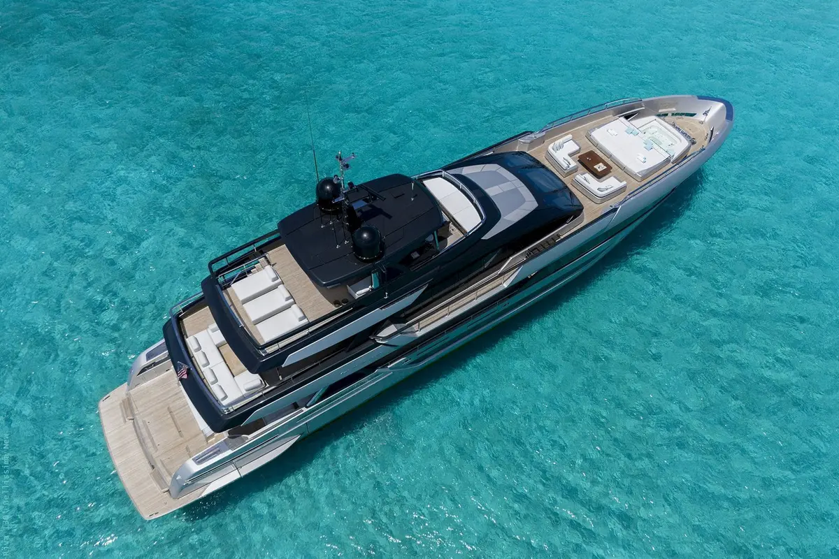 Riva 130, main deck — Yacht Hire Saint-Tropez, Saint-Tropez. Riva 130 — 40m