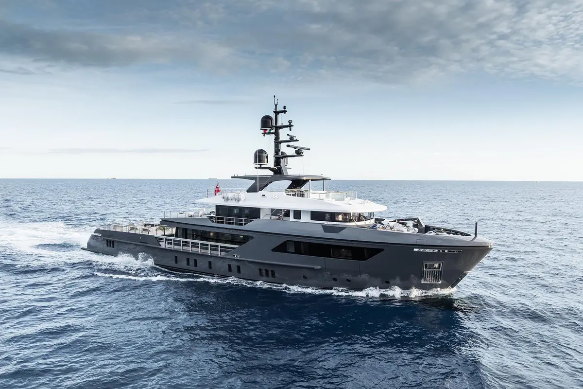 M, exterior — Yacht Hire Saint-Tropez, Saint-Tropez. M — 47m